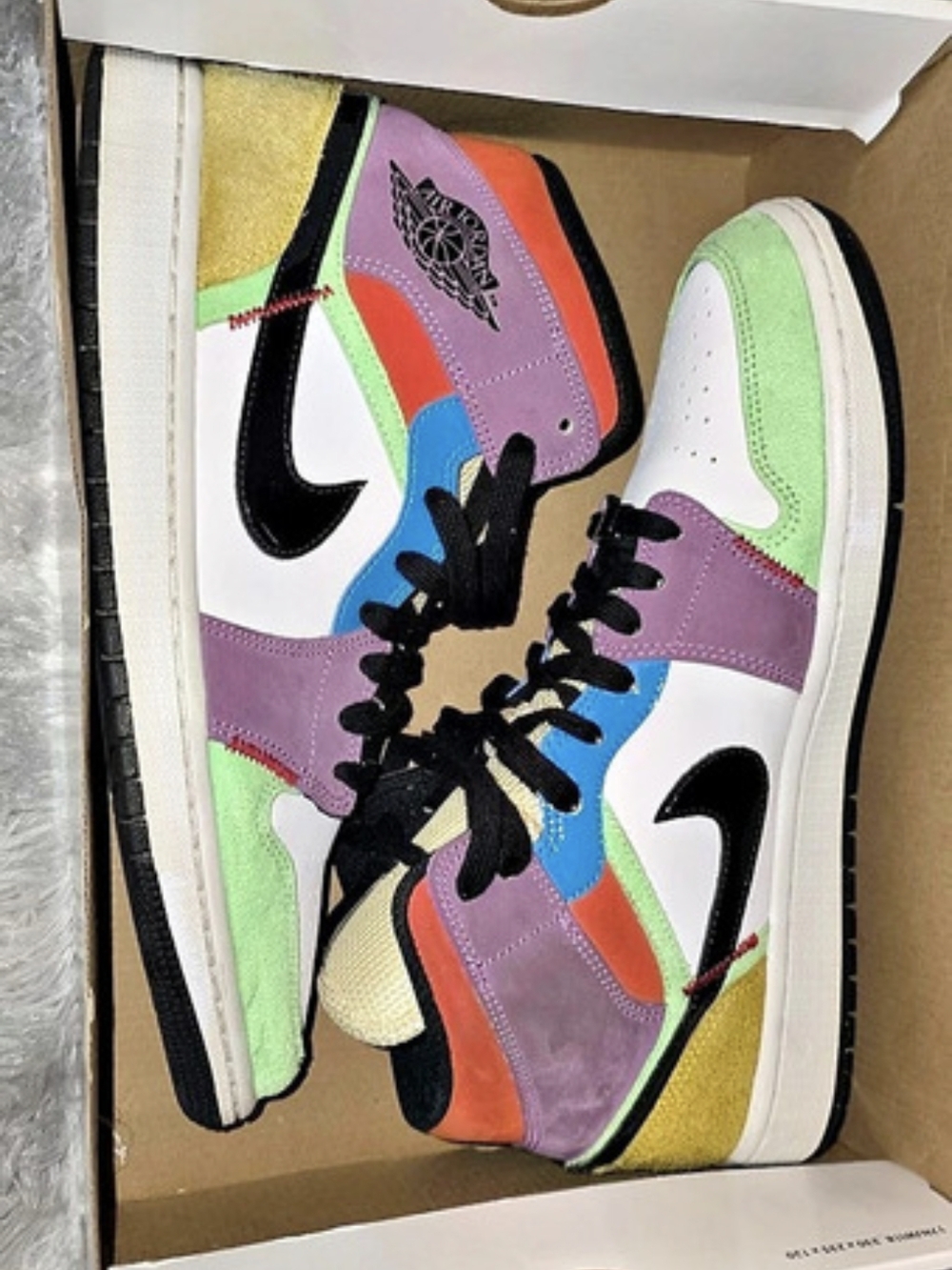Nike Air Jordan 1 Color Block Sneakers